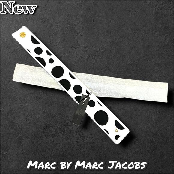 New NWT Marc by Marc Jacobs Polka Dot Snap Bracelet - Picture 1 of 6